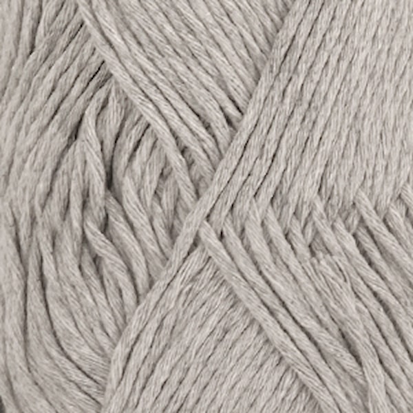 Drops Cotton Light Uni Colour Garn Bomullmix 50g Pearl Grey 31