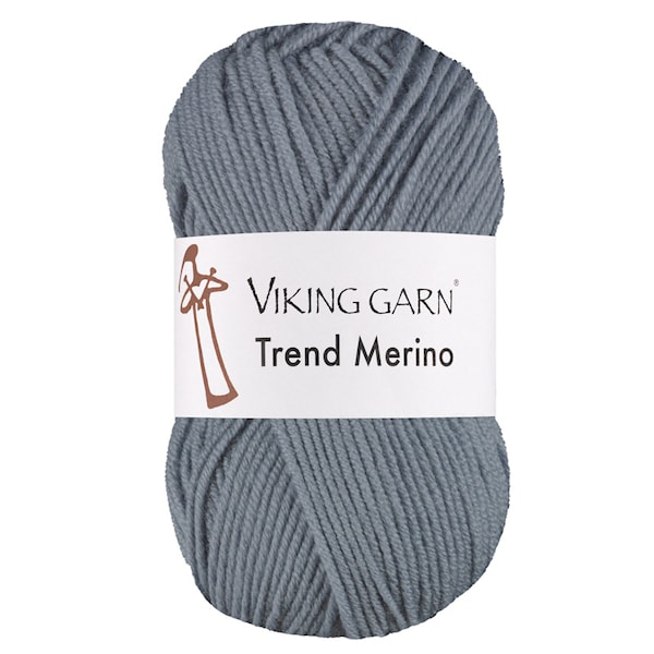 Trend Merino 50 g Gråblå 423 Viking Garn