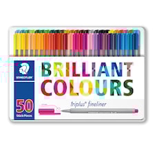 Triplus® fineliner 50-pack Metallboks 03 mm fiberspiss Staedtler