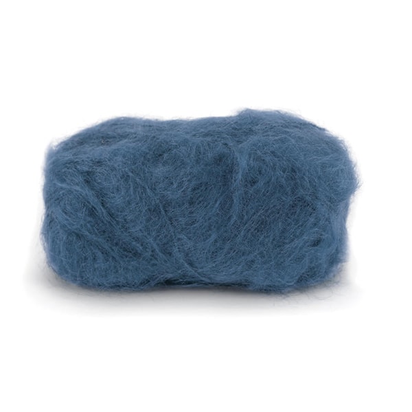 Dale Garn Line Langmo Påfugl Mohair Mix 50 g Denimblå 7914