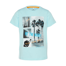 T-shirt Zen, Ljusblå, strl. 134-140, Name it