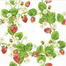 Servetter Jordgubbar 20-pack Gullers