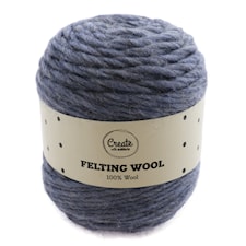 Adlibris Felting Wool 100g White A116