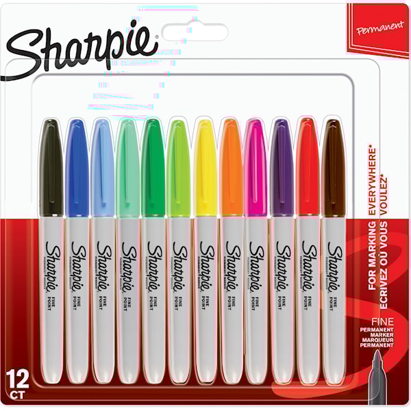 M&auml;rkpenna Sharpie Fine 12-pack