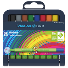 Fineliner Link-It 0,4 mm 8-pack