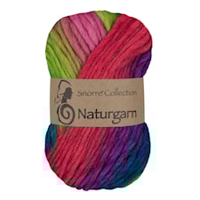Snorre Naturgarn Multi Grön/Rosa 638 Viking