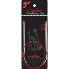 SS Red Circular Pyöröpuikot 80 cm/3,5 mm Chiaogoo