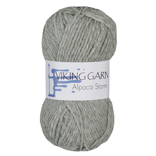 Alpaca Storm 50 g Lys gå 513 Viking Garn