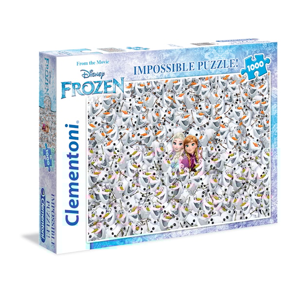 Pussel Impossible, Frozen 1000 bitar, Clementoni
