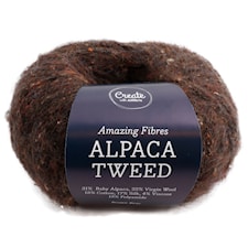 Adlibris, Alpacka Tweed, 50 g, Brown Bear A746