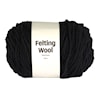 Felting Wool 100 g Black A004 Adlibris