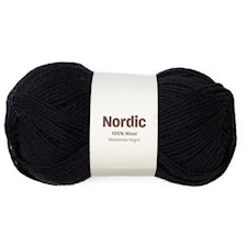 Nordic 100% villa 100 gr  Talviyö musta A823  Adlibris