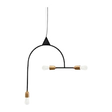 House Doctor Arch Lampa 63x66.5 cm Mässing Svart E27