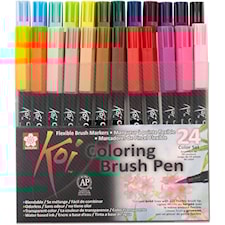 Sakura Koi Coloring Brush Pen 24-set