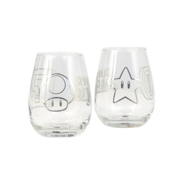 Krystallglass Super Mario 2-pk Hisab Joker
