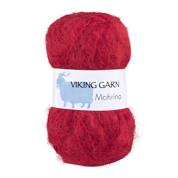 Mohrino Garn 50 g Rød 560 Viking Garn
