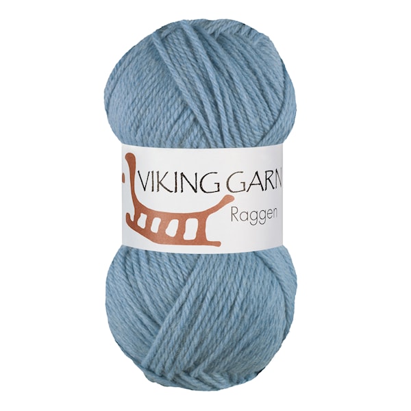 Raggen 150 g Lys Blå 782 Viking Garn