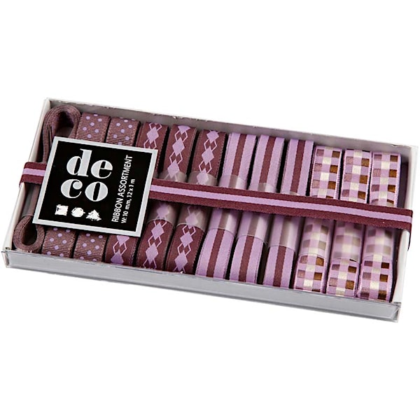 Band Dekoration 10 mm 12x1 m Lila Harmoni