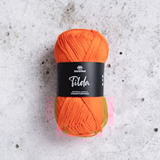 Tilda Garn Bomullsmix 50 g Cherry Tomato (90) Svarta Fåret