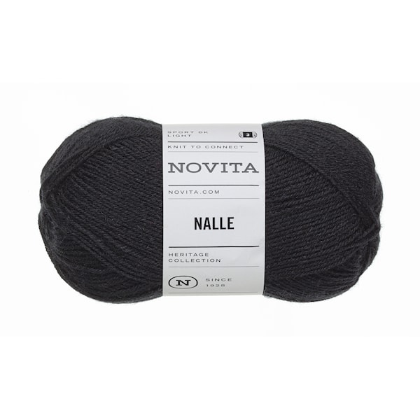 Nalle Garn Ullmiks 100 g Sot 099 Novita