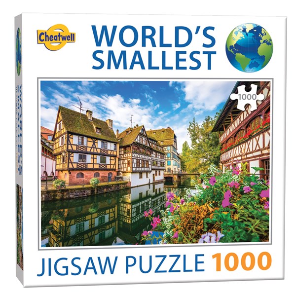 Världens minsta pussel 1000 bitar Strasbourg