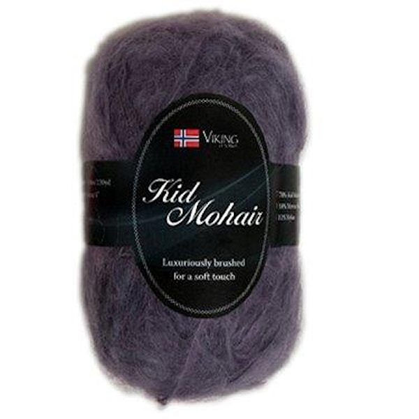 Viking of Norway Kid Mohair 50 gr Lilla 968