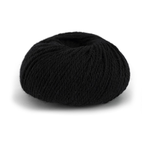 Knit At Home Chunky Alpaca Wool Alpakkavilla Mix 50 g musta 601