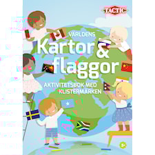 Pysselbok med Klistermärken Kartor och Flaggor Tactic