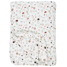 Ib Laursen Pläd 100% Bomull 130 x 180 cm Rosa/ Mönstrad
