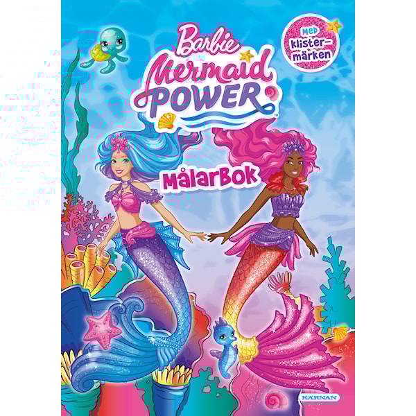 Målarbok Barbie - Mermaid Power Kärnan