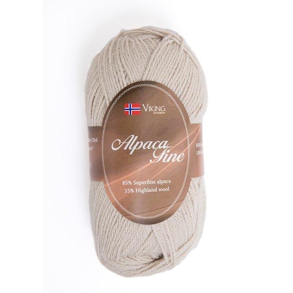 Viking of Norway Alpaca Fine 50 gr hiekka
