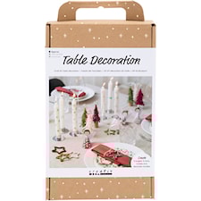 Pysselkit skapa bordsdekorationer Änglar, julgranar, stjärnor