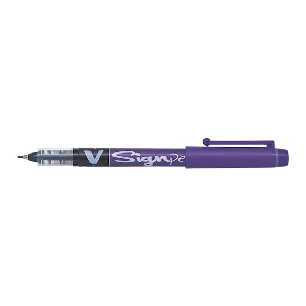 Fineliner-penn, V-Sign Pen, 0,6mm, lilla