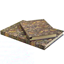 Skrivbok A5 William Morris, Strawberry Thief Linjerad 96 sidor 1-pack