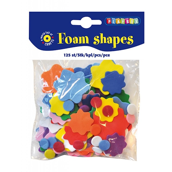 Figurer Mosegummi Blomster 125stk