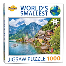 Verdens minste puslespill med 1000 brikker Hallstatt