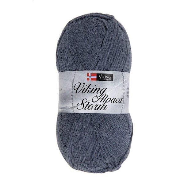 Viking of Norway Alpaca Storm 50 gr Jeansblå 527