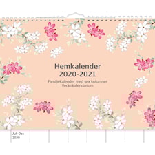 Burde Väggkalender 20-21 Hemkalendern
