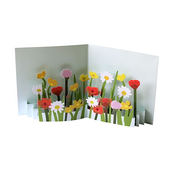 Pop-up kort Wild Flowers 2 TOTANGO