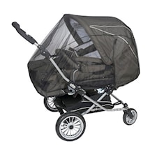 Insektsnett til tvillingvogn, Svart, CarloBaby