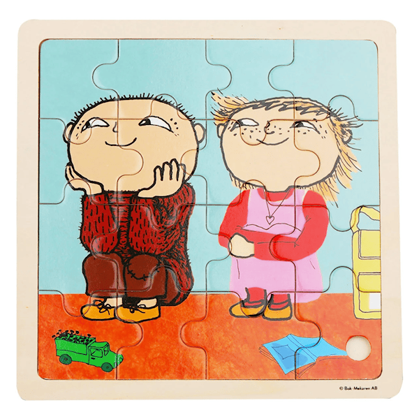 Pussel Alfons Wooden Friends 16 bitar