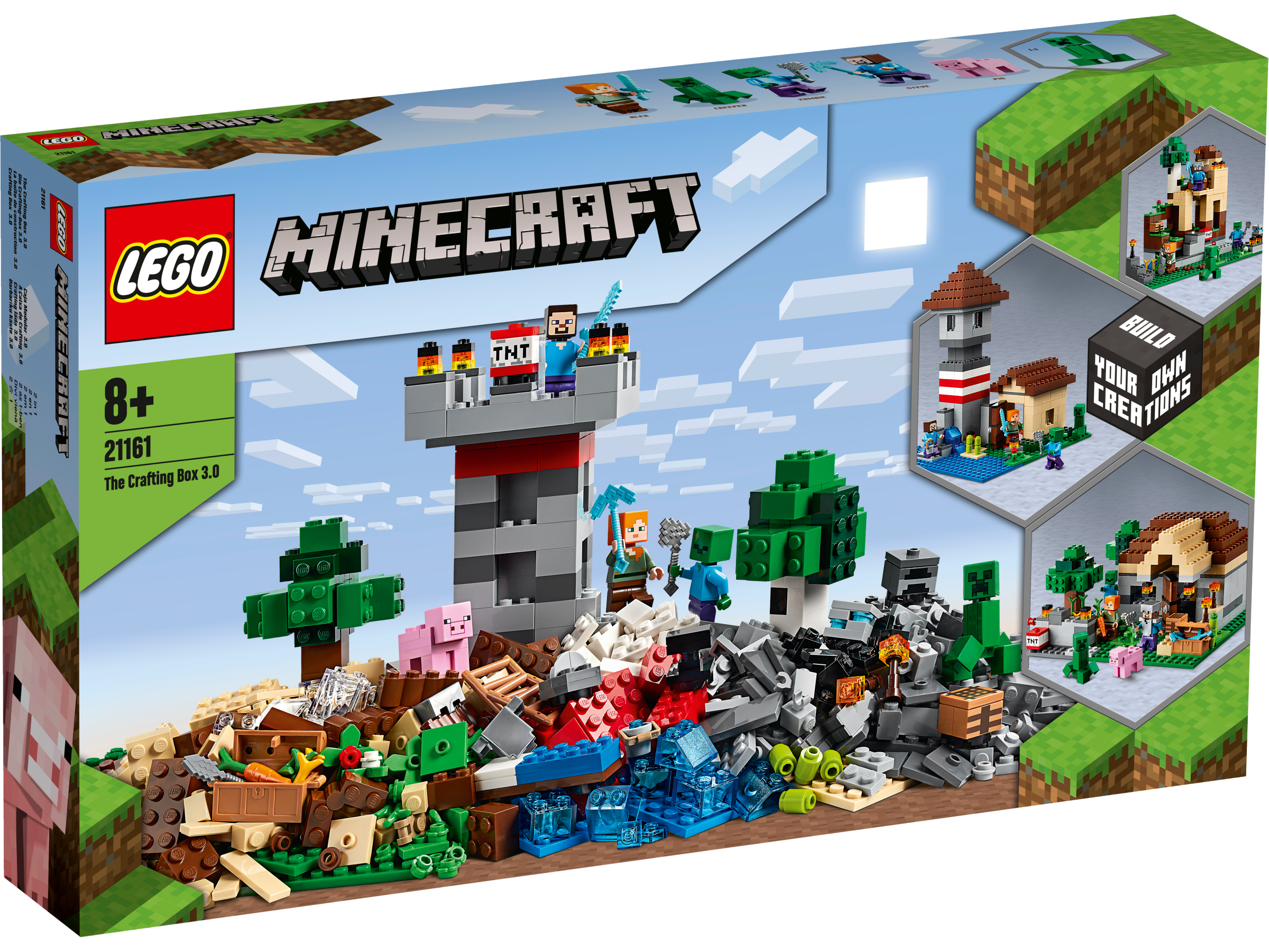 Rakennuslaatikko , LEGO® Minecraft, (21161), Adlibris lelut