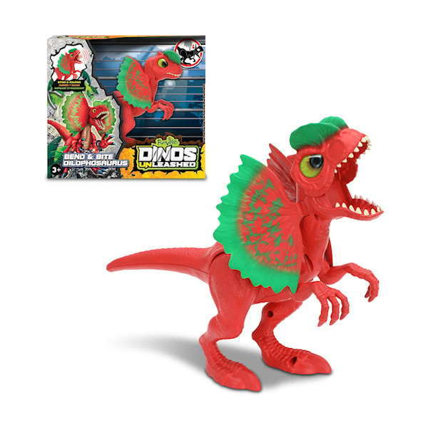 Dinos Unleashed Bend & Bite Dilophosaurus