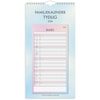 Familjekalender 2026 Tydlig 220x430 mm Burde