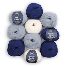 Adlibris Baby Alpaca Garn 50g Seaside 10-pack