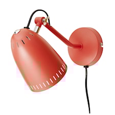 Superliving Dynamo Vägglampa Matt Röd