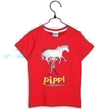 T-shirt, Röd, Pippi Långstrump