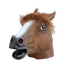 Hästhuvud Gummimask