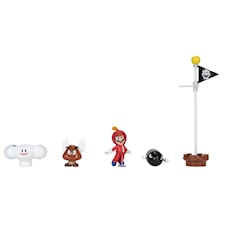 Super Mario Figurer Cloud Diorama 5-pack