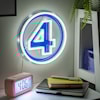 Fantastic 4 Veggmontert LED Neonlampe Paladone